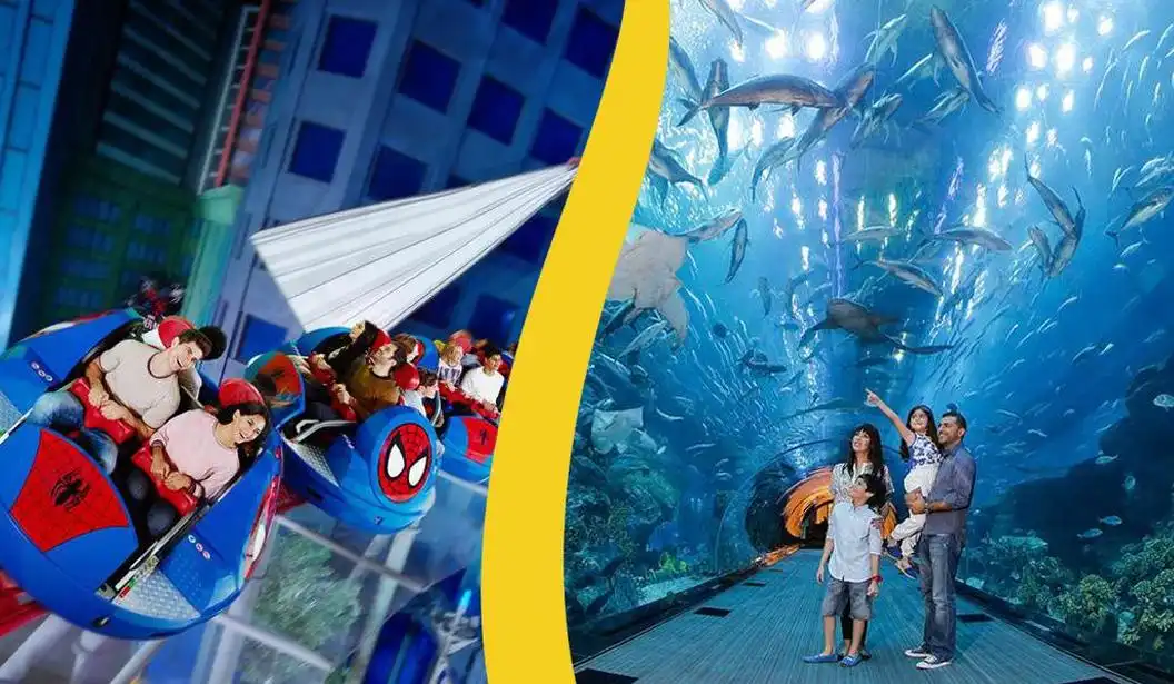 Combo Offer: IMG Worlds of Adventure + Dubai Aquarium