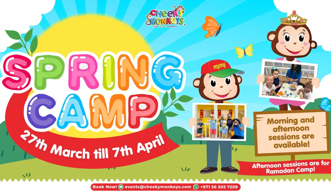 10% OFF Spring Camp at Cheeky Monkeys