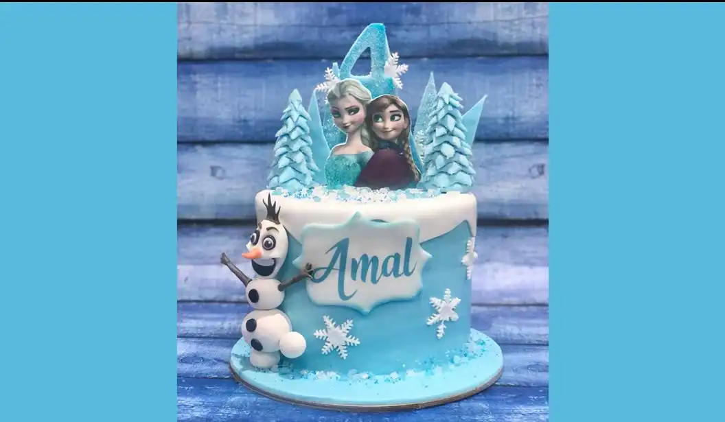 Frozen Princess Elsa Theme Cakes