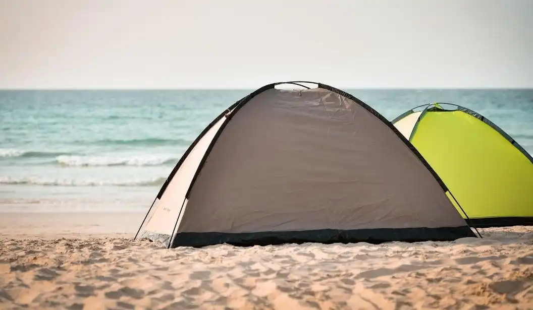 Camping at Umm Al Quwain Beach Hotel