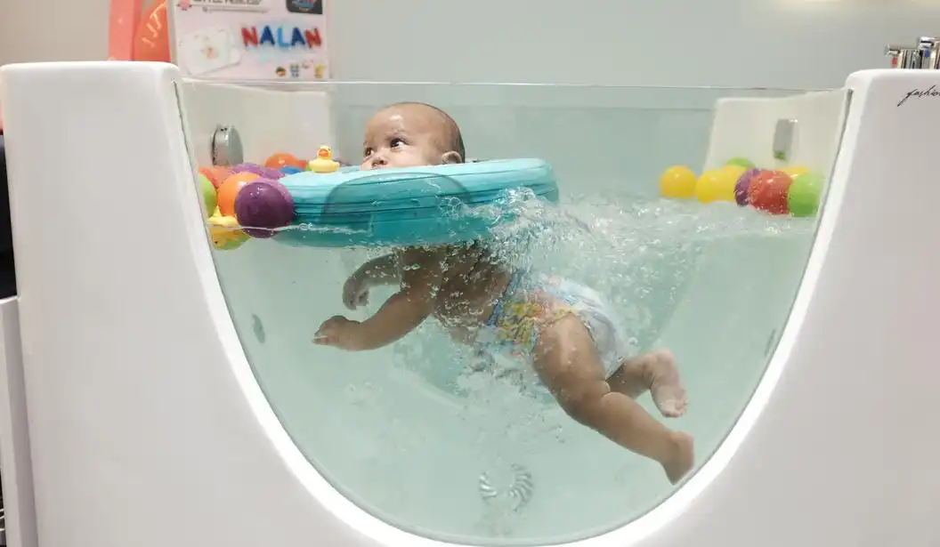 Baby Learning Swimming at Molly Coddle Baby Spa in Dubai