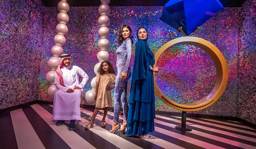 Kylie Jenner at Madame Tussauds Dubai