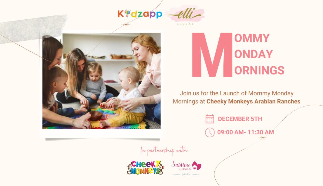 Mommy Monday Morning Event at Cheeky Monkeys Arabian Ranches